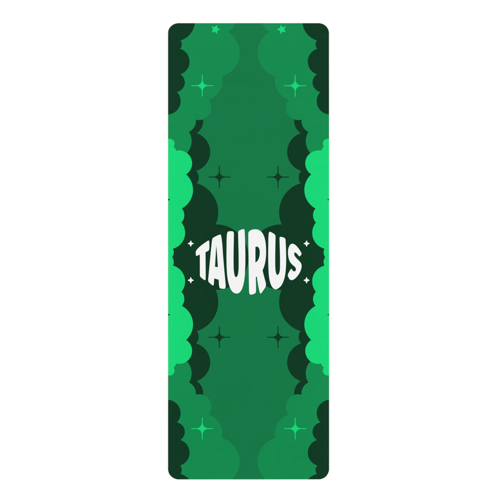 GREEN Taurus - Zodiac Rubber Non-Slip Yoga Mat