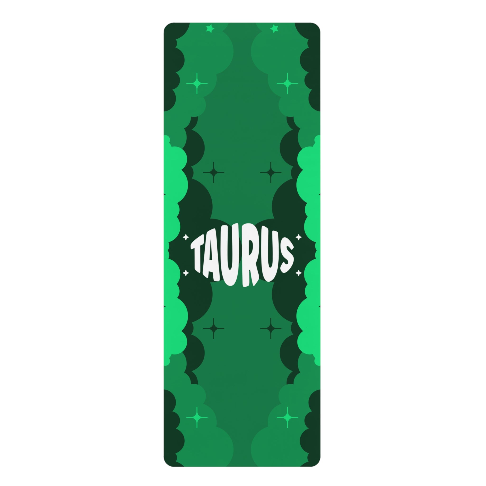 GREEN Taurus - Zodiac Rubber Non-Slip Yoga Mat