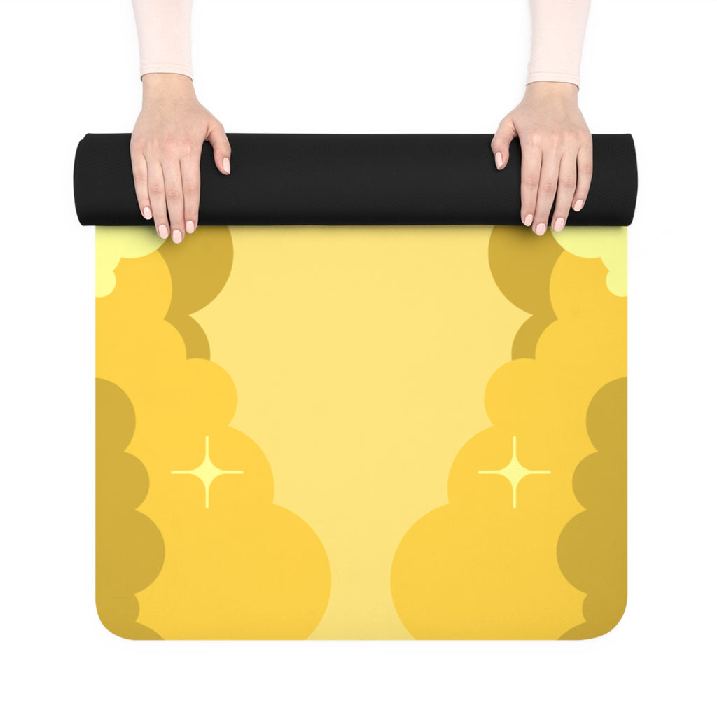 YELLOW - Gemini Zodiac Rubber Non-Slip Yoga Mat