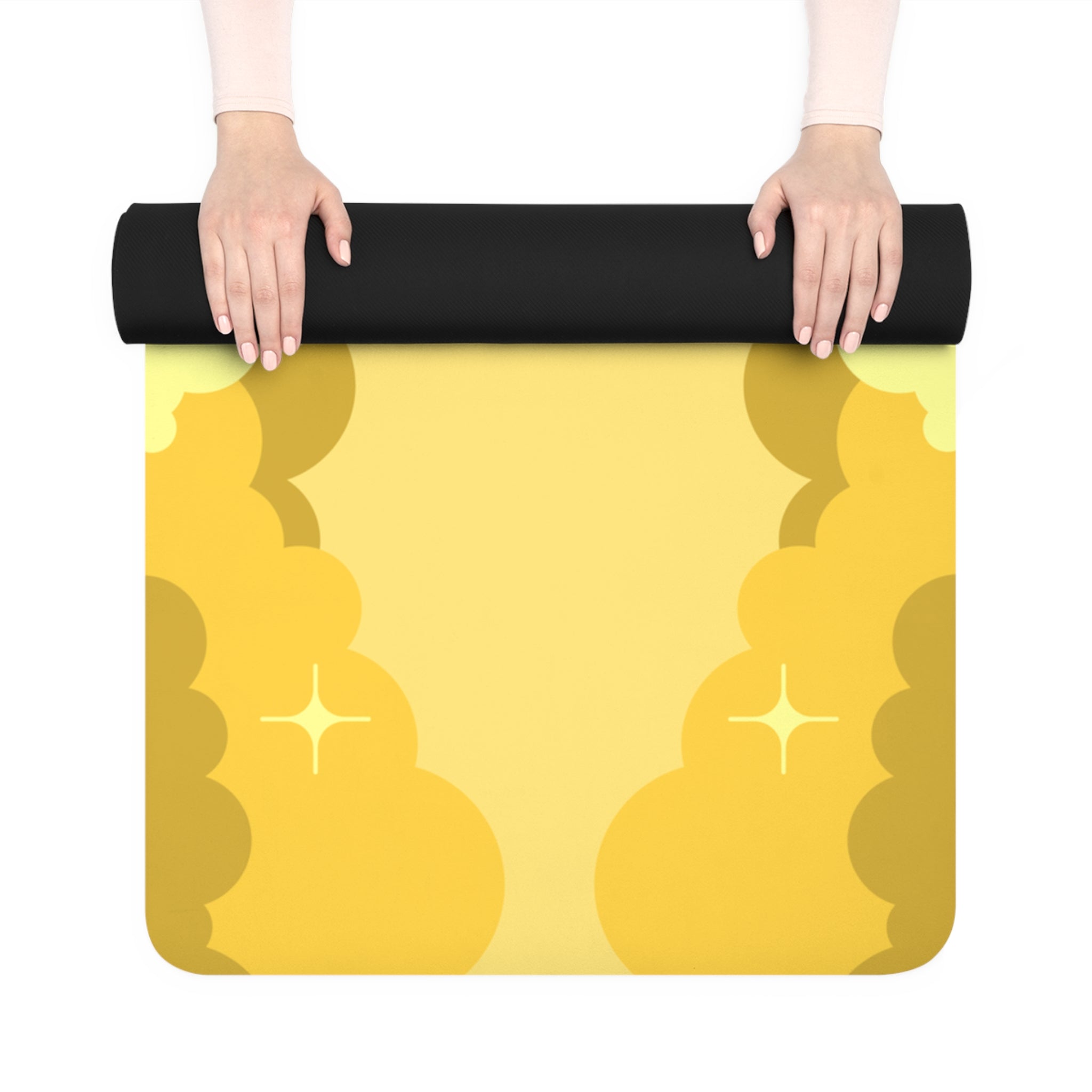 YELLOW - Gemini Zodiac Rubber Non-Slip Yoga Mat
