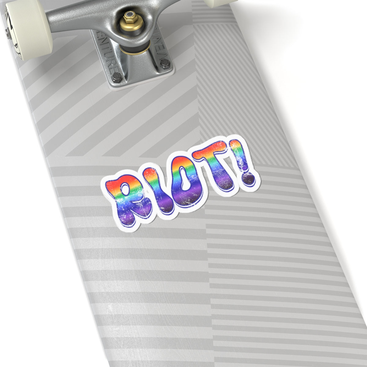 The First Pride Was A Riot! -  Rainbow Kiss-Cut Sticker Pride 2026 (2x2, 3x3, 4x4, 6x6)