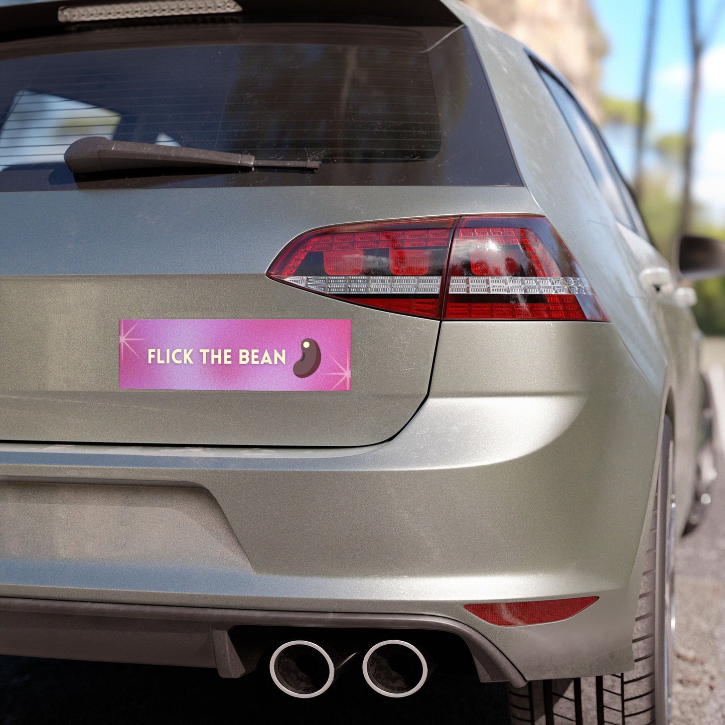 "Flick the Bean" Bumper Sticker/Car Magnent