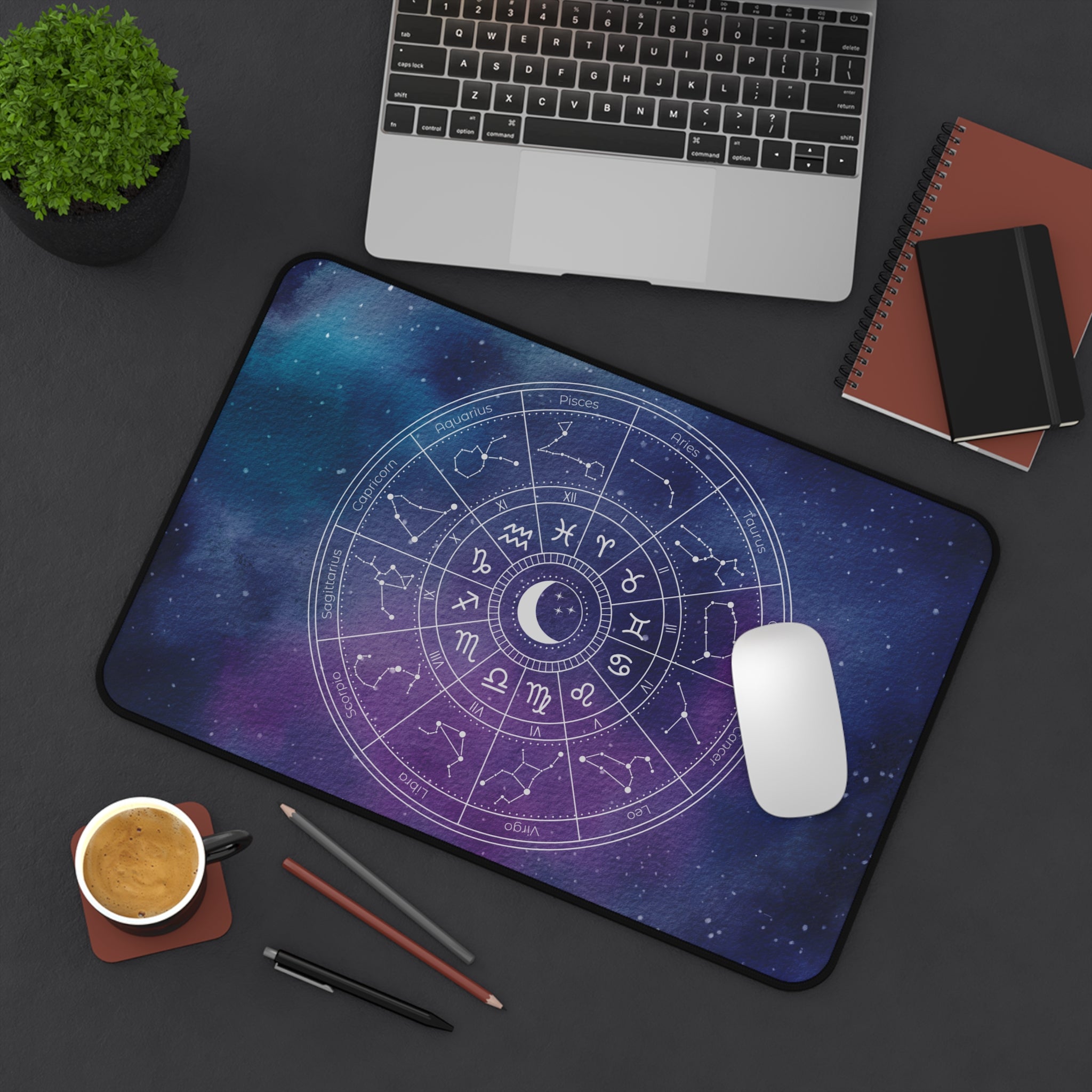 What's Your Sign? Moon & Star Astrology Mouse Pad