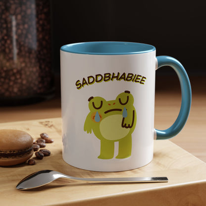 Sad Baby Frog Accent Coffee Mug – 'SADDBHABIEE' (11/15oz)