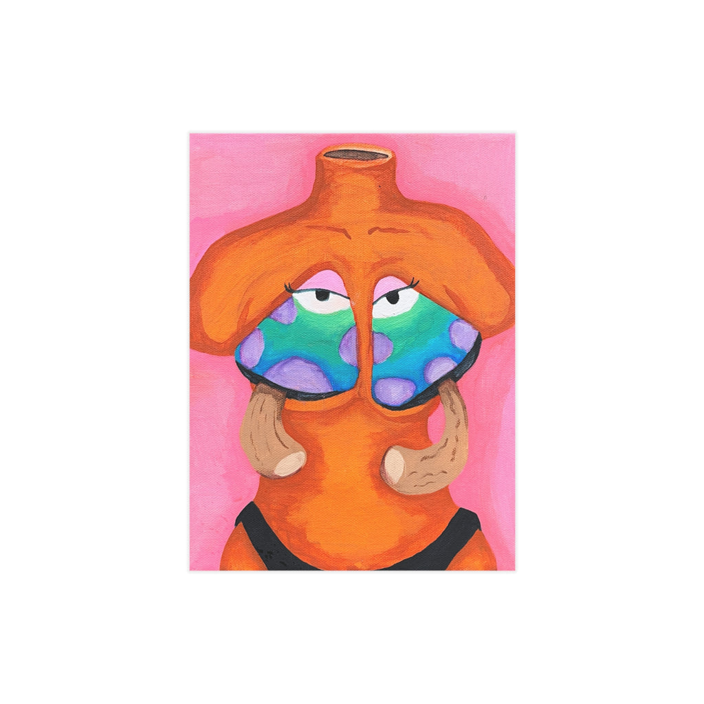 "My First time" Original Surreal Ceramic Torso Art Print - Unframed
