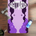 PURPLE - Sagittarius Zodiac Rubber Non-Slip Yoga Mat