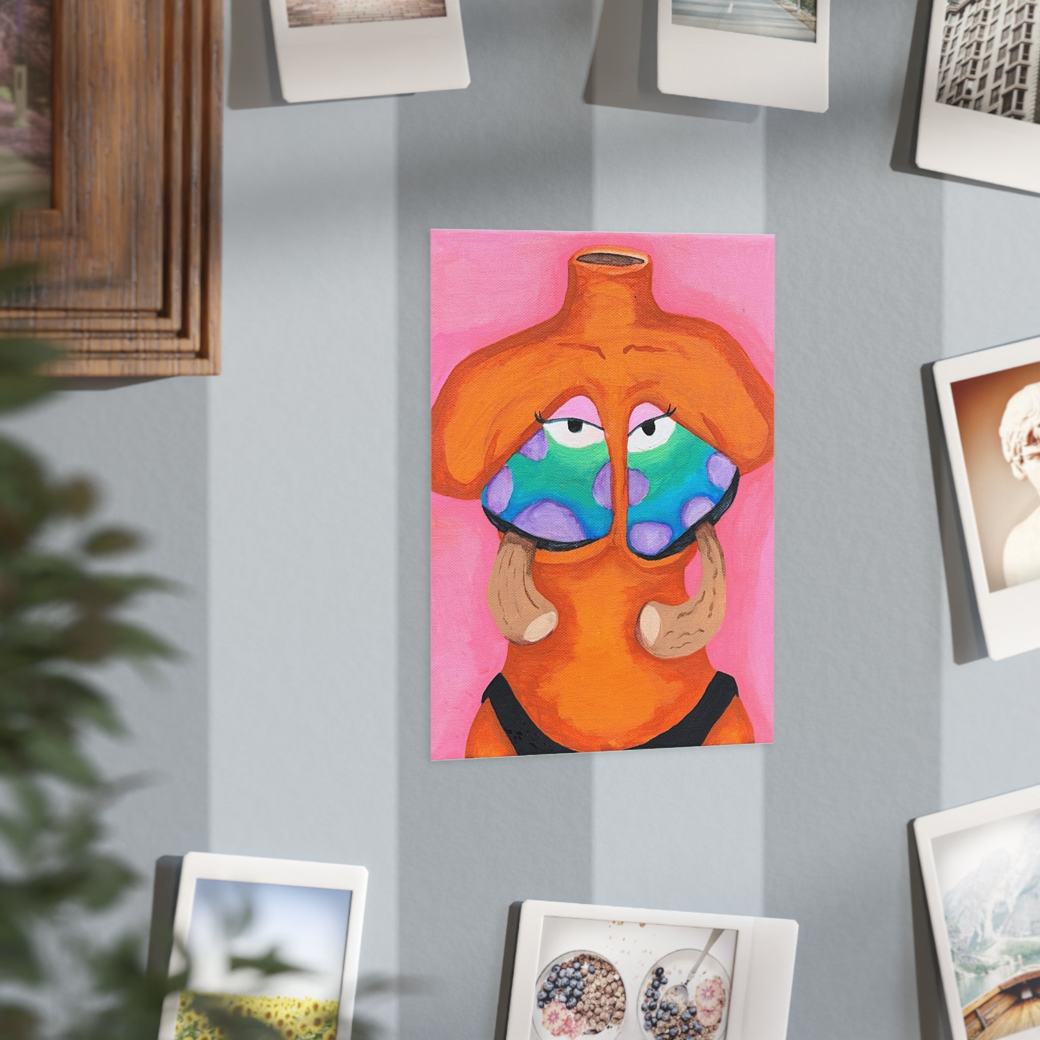 "My First time" Original Surreal Ceramic Torso Art Print - Unframed