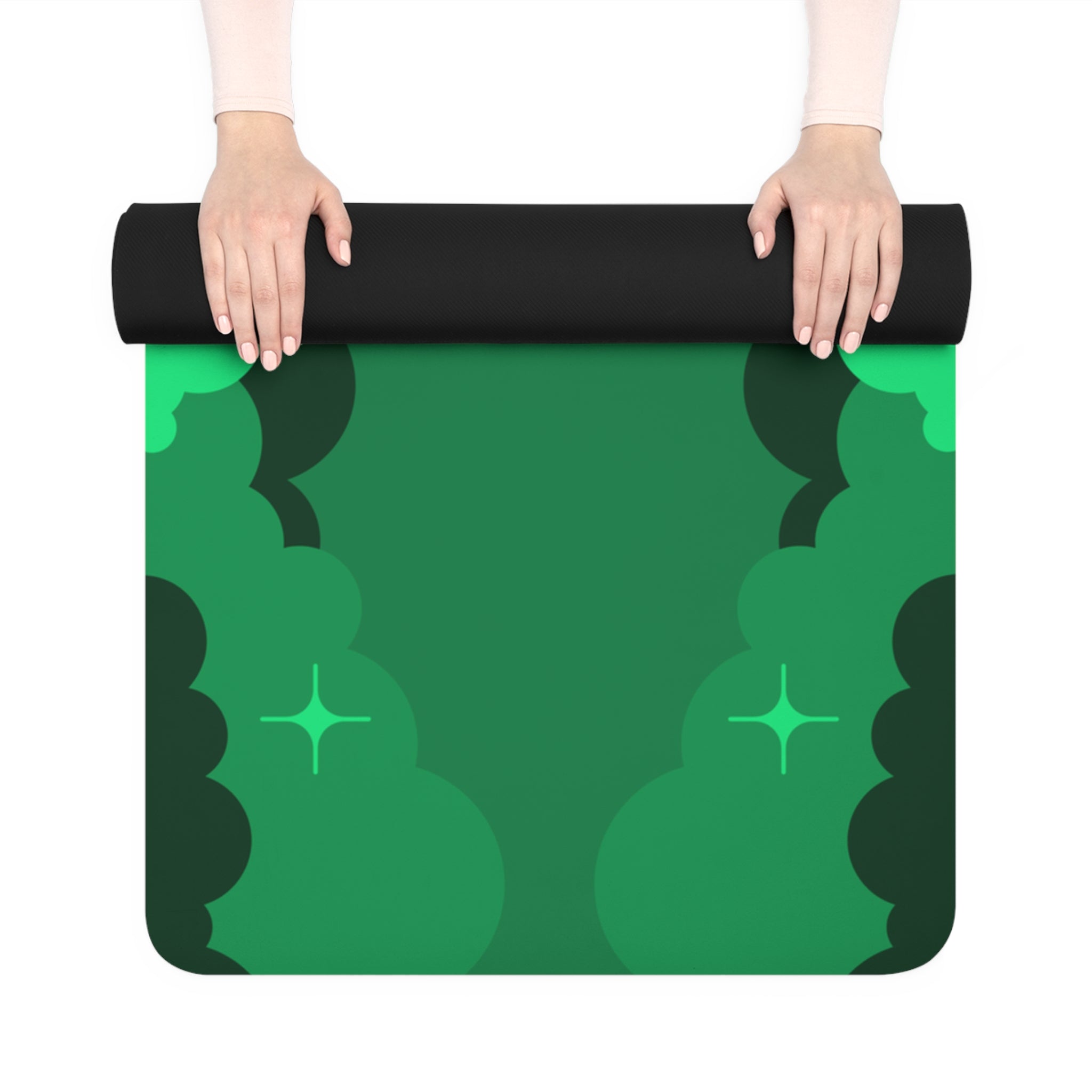 GREEN Taurus - Zodiac Rubber Non-Slip Yoga Mat