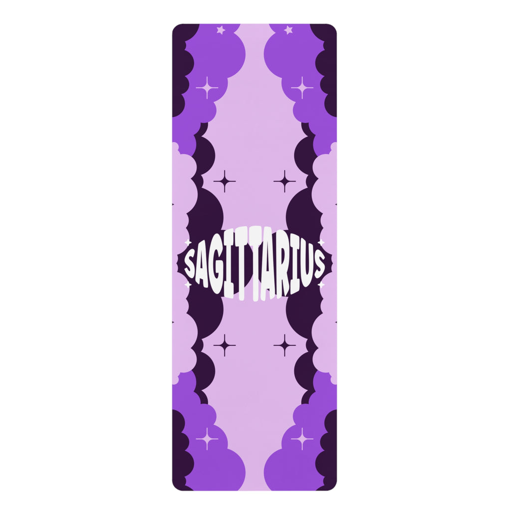 PURPLE - Sagittarius Zodiac Rubber Non-Slip Yoga Mat