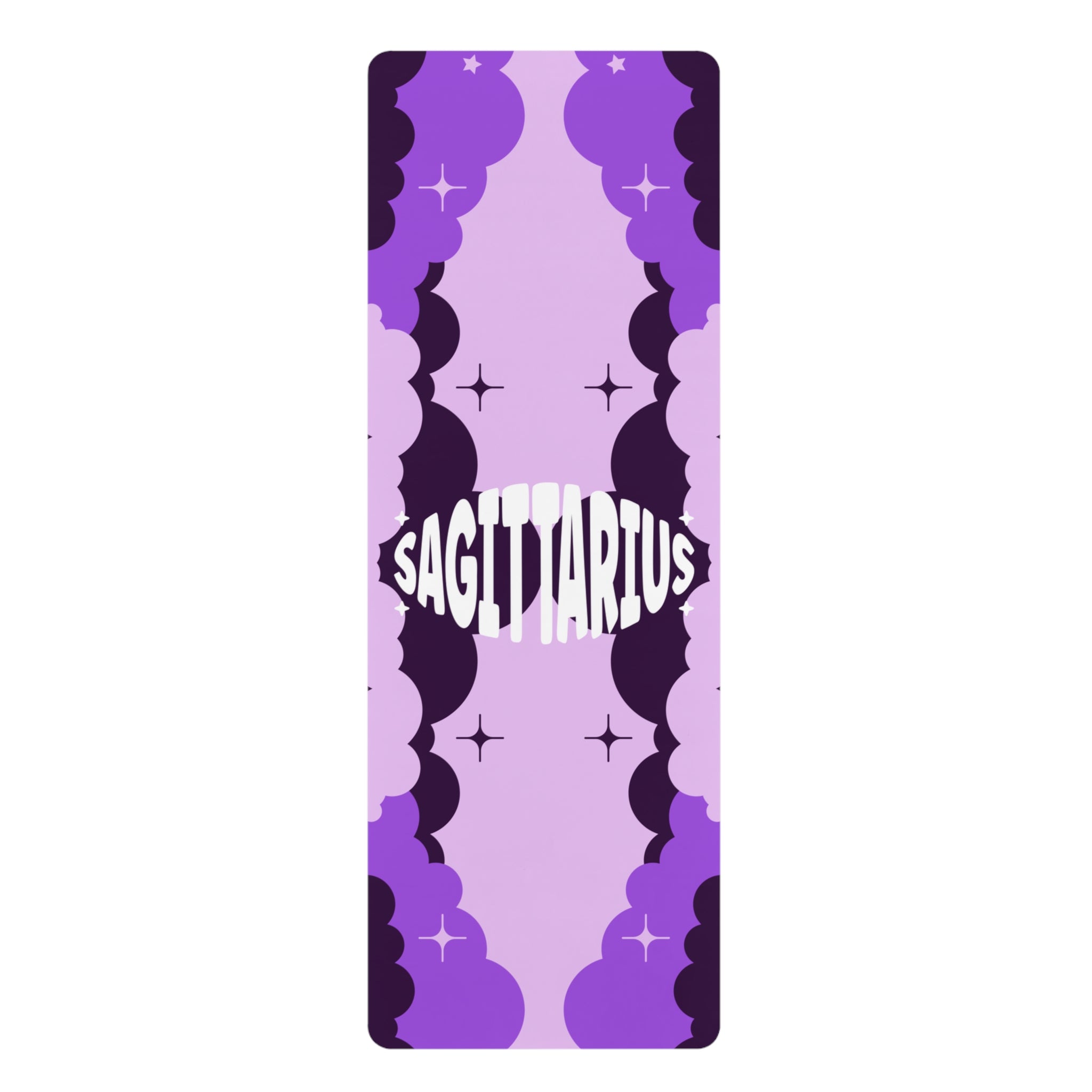PURPLE - Sagittarius Zodiac Rubber Non-Slip Yoga Mat
