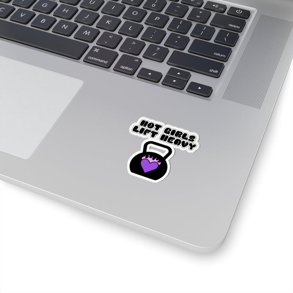Hot Girls Lift Heavy  2x2  Kiss-Cut Sticker