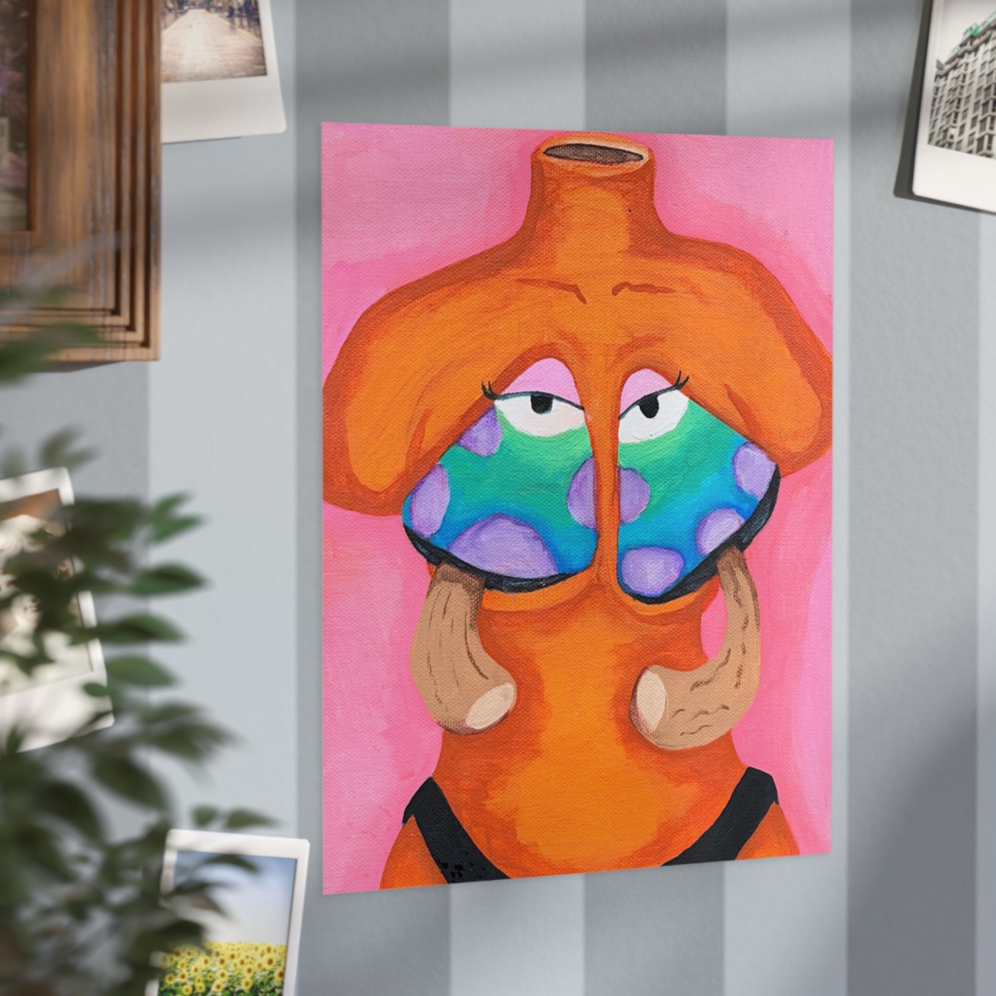 "My First time" Original Surreal Ceramic Torso Art Print - Unframed