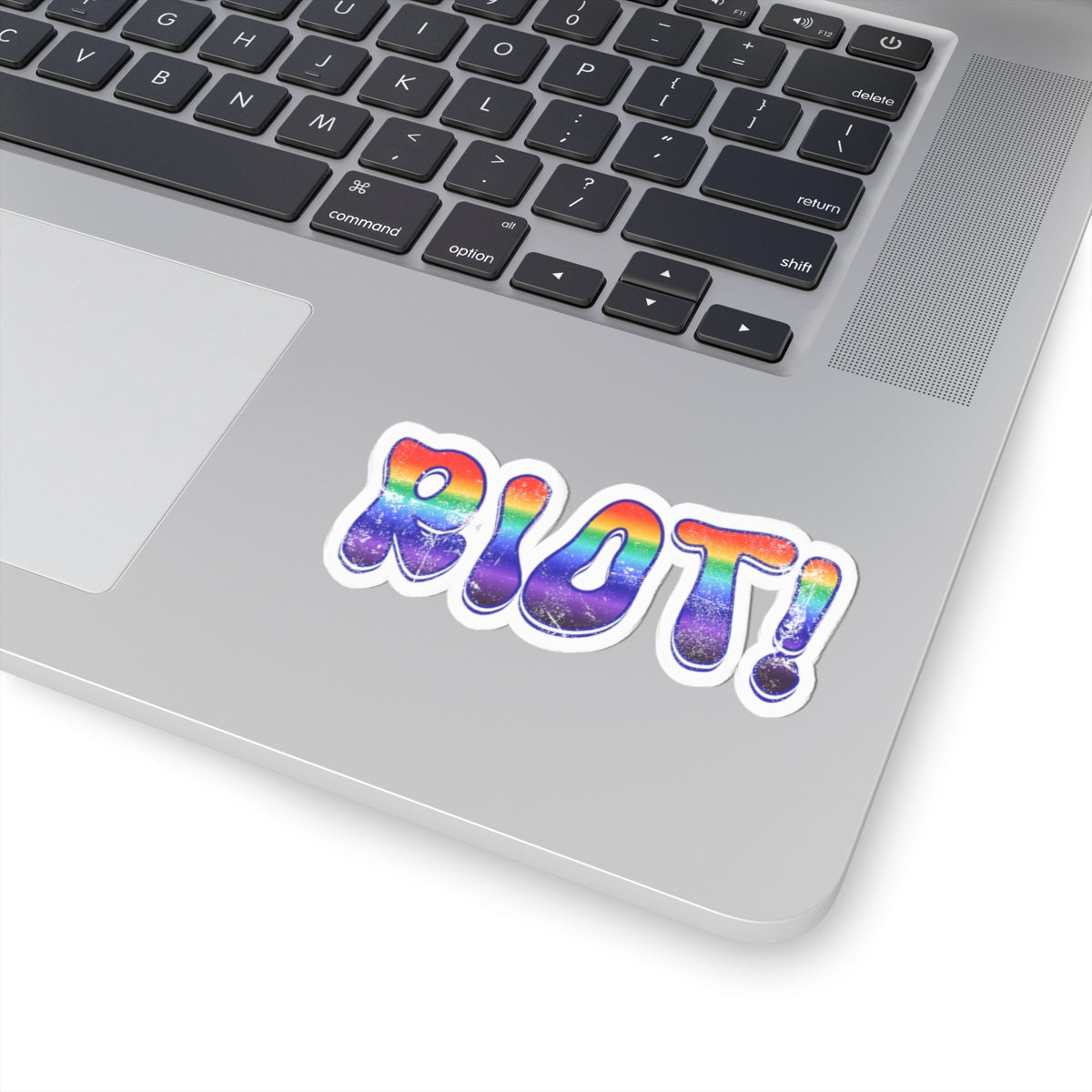 The First Pride Was A Riot! -  Rainbow Kiss-Cut Sticker Pride 2026 (2x2, 3x3, 4x4, 6x6)